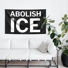 Abolish Ice Flag Banner Sign 3 X 5 Feet Outside Indoor Decor With Brass Eyelets