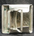 Xc17128 Very Cool Vintage 1940s   m   Initial Abstract Artwork Mens Belt Buckle