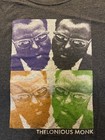 Thelonious Monk Short Sleeve Vintage Bootleg Shirt Gently Used  Large