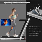 Superfit 2 25hp Folding Jogging Machine Treadmill W  Speaker App Control Silver
