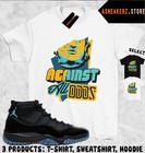 Shirt Match Aj 11 Gamma Blue 2025 Sneaker Matching Tee Against All Odds T-shirt