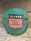 Oliver Tractor Parts Sign Antique Vintage Service Dealer Repair Farm White