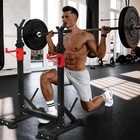 Adjustable Power Rack Power Cage Squat Rack With Pull Up Bar Weight Lifting Cage