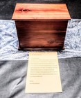 New Aspen Studios Legacy Cedar Wooden Urn For Cremation Ashes Handcrafted Urn