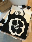 Premium Black Scarf Women Winter Warm Pashmina High-end Korean Style Neck Warmer