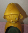 Antique German Dutch Boy Candle Holder Incense Burner - Germany