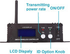 Lixada Dmx 512 Controller 2 4g Wireless Transmitter Receiver Lcd Display Power A