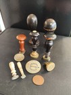 Lot Of 11 Rare Antique Wax Seals 19th Century 