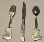 1979 Vintage Children s Snoopy And Woodstock 3-piece Flatware Set