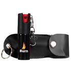 4 Pack Burn Pepper Spray 1 2oz Self Defense Keychain Clip With Black Holster