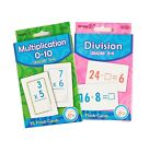 2 Pk Multiplication   Division Double Sided Print Flash Cards Learning Cards