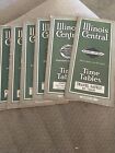  11   Illinois Central System Time Tables - Ranging From 1931-1938