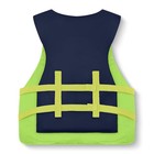 Speedo Junior Kids  Life Jacket Vest - Navy lime Green