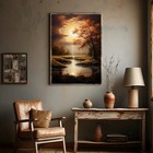  Autumn Stream Canvas Wall Art Canvas Painting Home Decor Wall Mural Print 