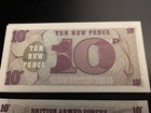 Great Britain 10 New Pence 1972 Au World Paper Money Banknote