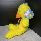 Calplush Yellow Duck Red Bow Soft Plush Toy Pet Lovey 12    Stuffed Chick Duckling