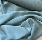 French Blue China Silk Habotai Fabric 12mm Weight 45  Width