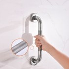 Safety Grab Bar Bathroom Support Handle Steel Bath Shower Toilet Hand Rail Us