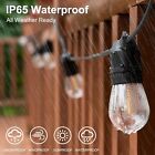 27ft String Lights S14 Led Shatterproof Ip65 Warm For Outdoor Garden Patio Yard