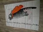 B  Kliban Super Flying Cat Caped Vintage One Ustandard Size Pillowcase 20   x 29    
