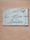 1800 s Postal Folded Letter  Cover To Fred Huth  Merchant Bank From Dresden 