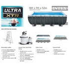 Intex Ultra Xtr Rectangular 18  X 9  X 52  Above Ground Pool Set With Sand