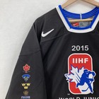 World Junior Championship Jersey Mens Xl Black Blue 2015 Iihf Hockey Nike Canada