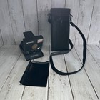 Polaroid Slr 680 Instant Vintage Folding Film Camera With Leather Case   Manual 