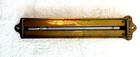 Vtg Solid Brass Buckeye Incubator Co Thermometer Springfield Oh Usa 12  B-8214