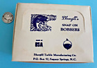 New Vtg Usa 12 Box Fishing Bobbers Round Floats Red White Plastic Snap On Float