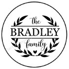 Family Name Personalized Custom Envelope Seals Labels Stickers Party Favors