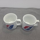Vintage Greyhound Package Express Mugs Set Of 2 White Ceramic Coffee Cups Retrob