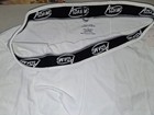 Adams Mens 799 Compression Sliding Shorts White L Nwot