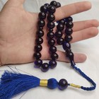 Faturan Prayer Beads Tasbih 33 Beads Hand Carved Imam 65g Islamic Misbaha