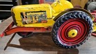 Vintage Marx Usa  Metal Tractor  W  Bucket Works Tin Toy 394-e