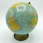 Cram s World Globe Universal Terrestrial 7  No 73 Wwii Era 1939