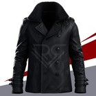 Resident s Evil 9 Requiem Leon Kennedy Black Leather Jacket Soft Cowhide Jacket