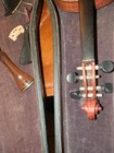 Vintage Small Student Violin W bow   Case  For Parts Or Repair  Unsure Of Maker