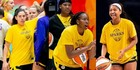 New Nike 2026 La Sparks Wnba Team Issued Practice Training Tee Shirt Gold Medium