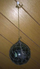 Glass Fishing Float Buoy Ball Vintage Japanese Net Set Of 2 Dia  9cm 10cm Japan