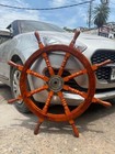 Nautical Handmade Wooden Ship Wheel Marine Wall Hanging Decor 30 Inch Wheel Gift