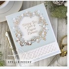 Spellbinders Glimmer Botanical Crest Illustrated Floral Hot Foil Plates