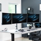Vivo Telescoping Triple Computer Monitor Desk Mount  Heavy Duty Stand