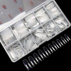 500pcs Clear False Nails Tips - Half Cover Lady French Style Acrylic Artifici   