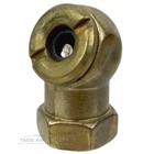 4 Pack Ball Foot Tire Chuck Car Air Inflator 1 4  Female Npt Closed Flow Brass