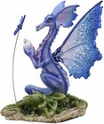 Ebros Magical Indigo Fairy Dragon By Amy Brown  possibilities  Fantasy Figurine