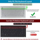 Keyboard Cover With Large Letters For Hp Pavilion X360 14  hp 14 Laptop 14-dq   