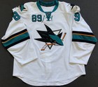 Barcley Goodrow Rookie Game Used Worn San Jose Sharks  Jersey  Photo Matched