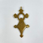 Coptic Cross Brass Pendant Ethiopia