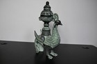 Chinese Bronze Ornament Incense Burner Phoenix Bird Statue replica  v080